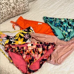 Colorful Bikini Bottoms Set